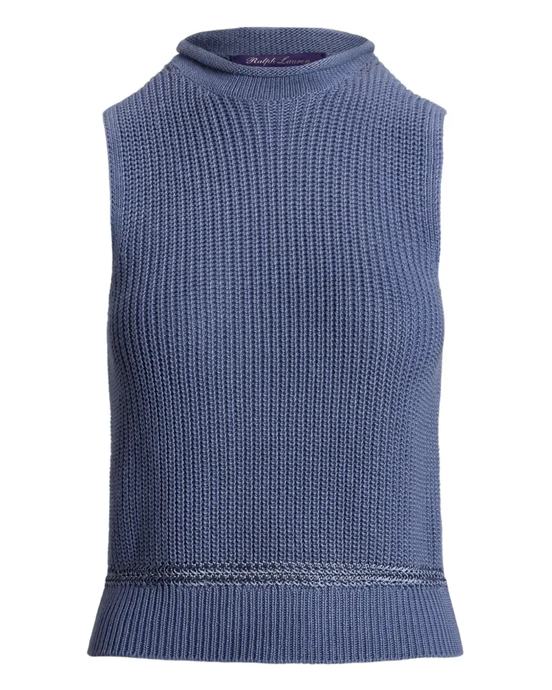 Ralph Lauren Geripptes Oberteil - Blau Blau