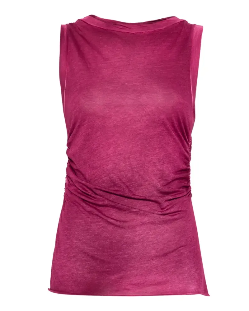 Avant Toi Gerafftes Oberteil - Rosa Rosa