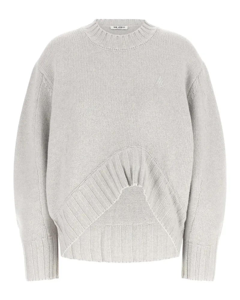 ATTICO Pullover mit Logo-Stickerei - Grau Grau