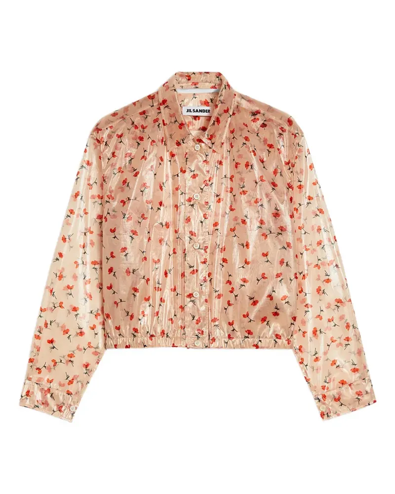 Jil Sander Blouson mit Print - Orange Orange