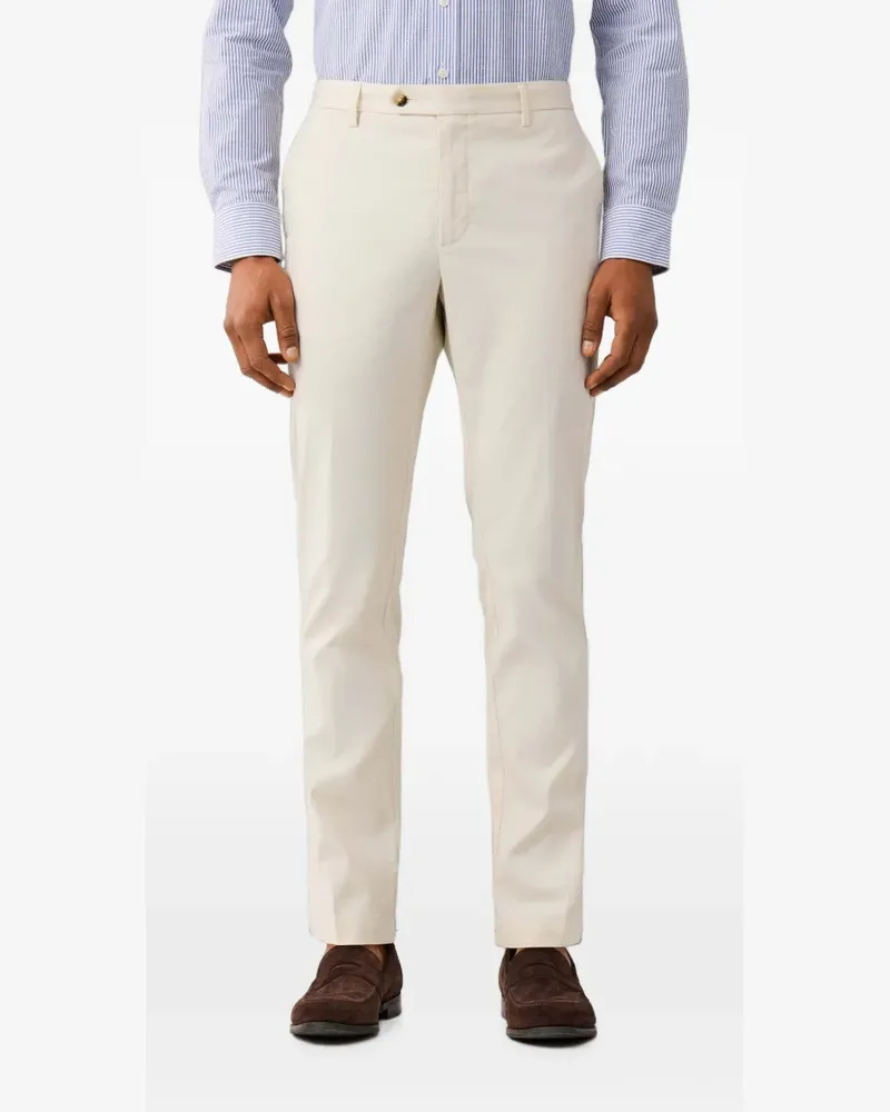 Hackett Kensington Chino mit gerippter Struktur - Nude Nude