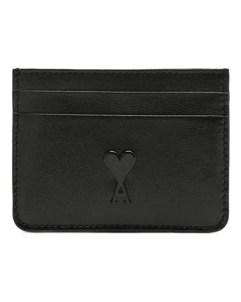AMI Paris Ami de Coeur Kartenetui - Schwarz Schwarz