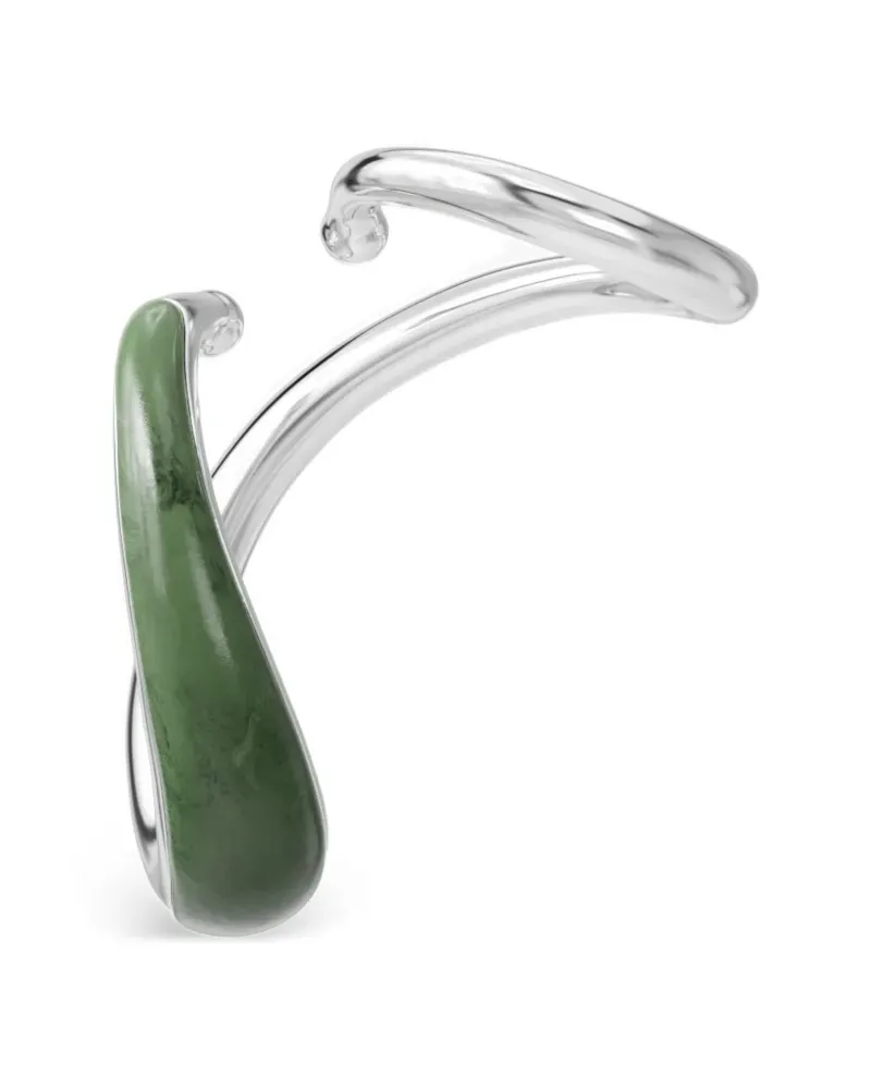 Charlotte Chesnais Jade Mirage Blow Ear Cuff - Silber Silber