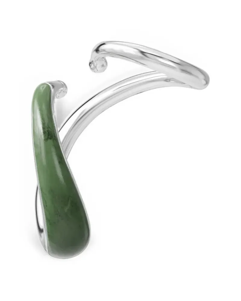 Charlotte Chesnais Jade Mirage Blow ear cuff - Silber Silber