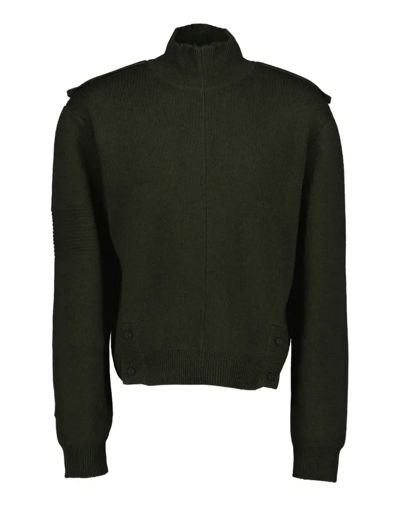 ACW* Utility mock-neck cardigan - Grün Grün