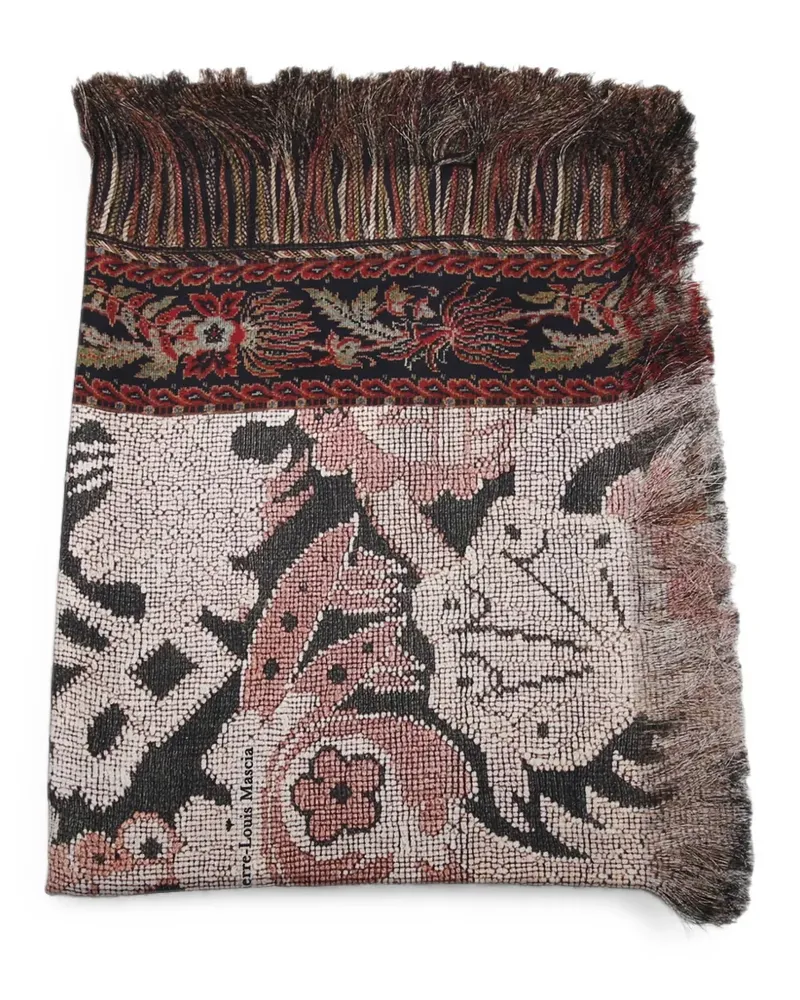 Pierre-Louis Mascia Schal aus Jacquard-Strick - Braun Braun