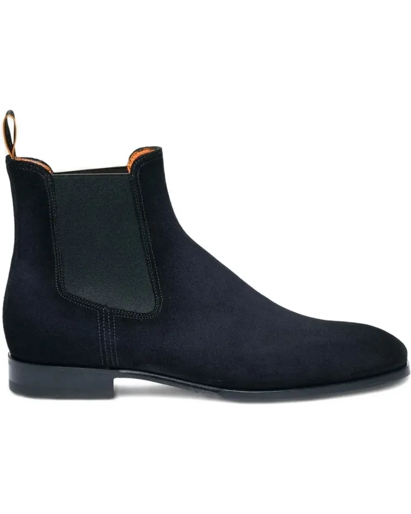 Santoni suede Chelsea boots - Blau Blau