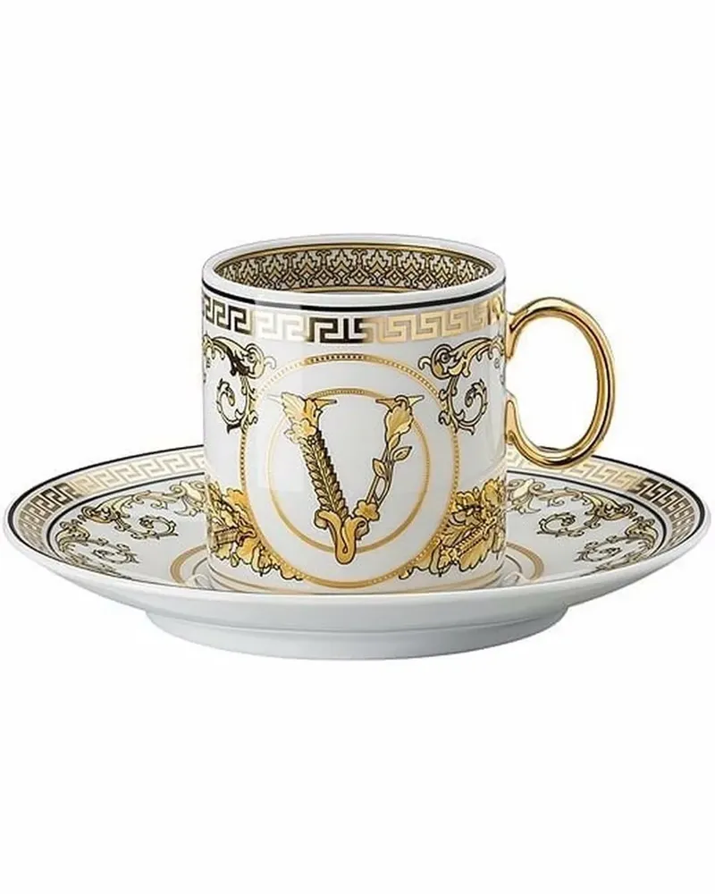 Versace Virtus Espressotasse - Weiß Weiß
