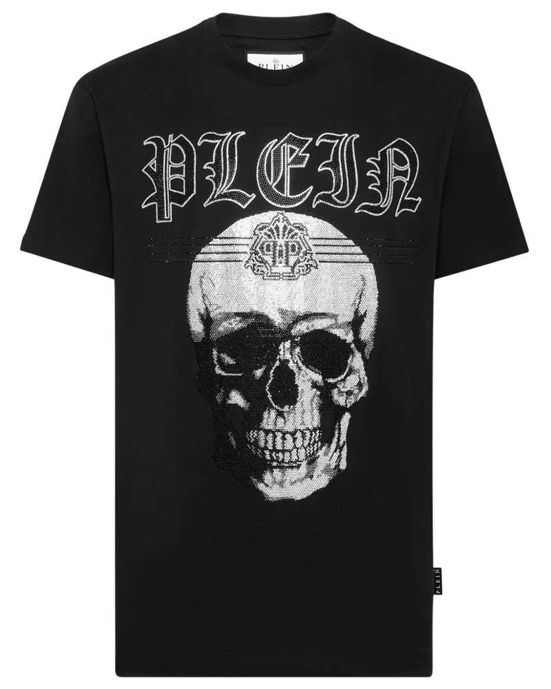 Philipp Plein T-Shirt mit Logo-Print - Schwarz Schwarz
