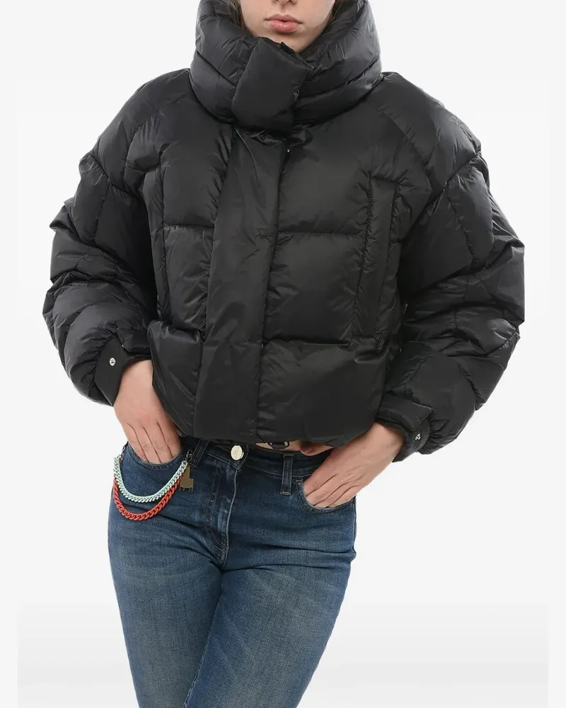 Bacon Puffa Ring quilted jacket - Schwarz Schwarz