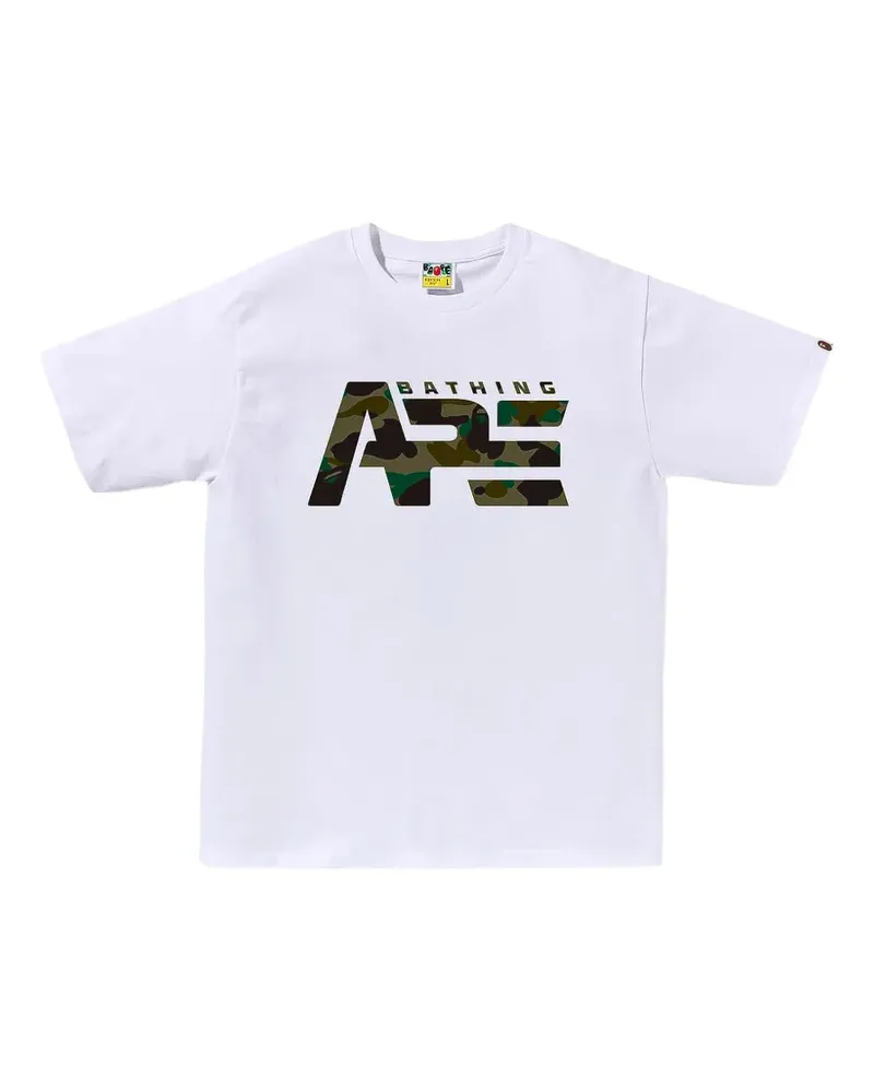 BAPE 1st Camo Tactical Logo T-Shirt - Weiß Weiß
