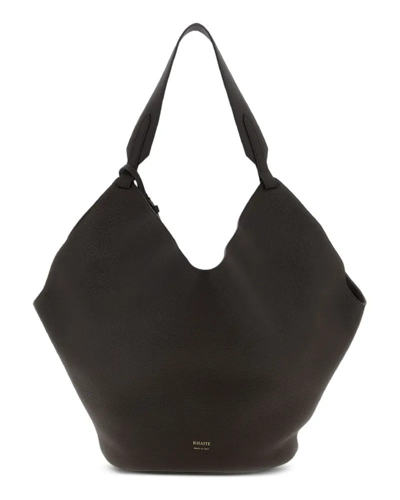 KHAITE Mittelgroßer Lotus Tote Bag - Braun Braun