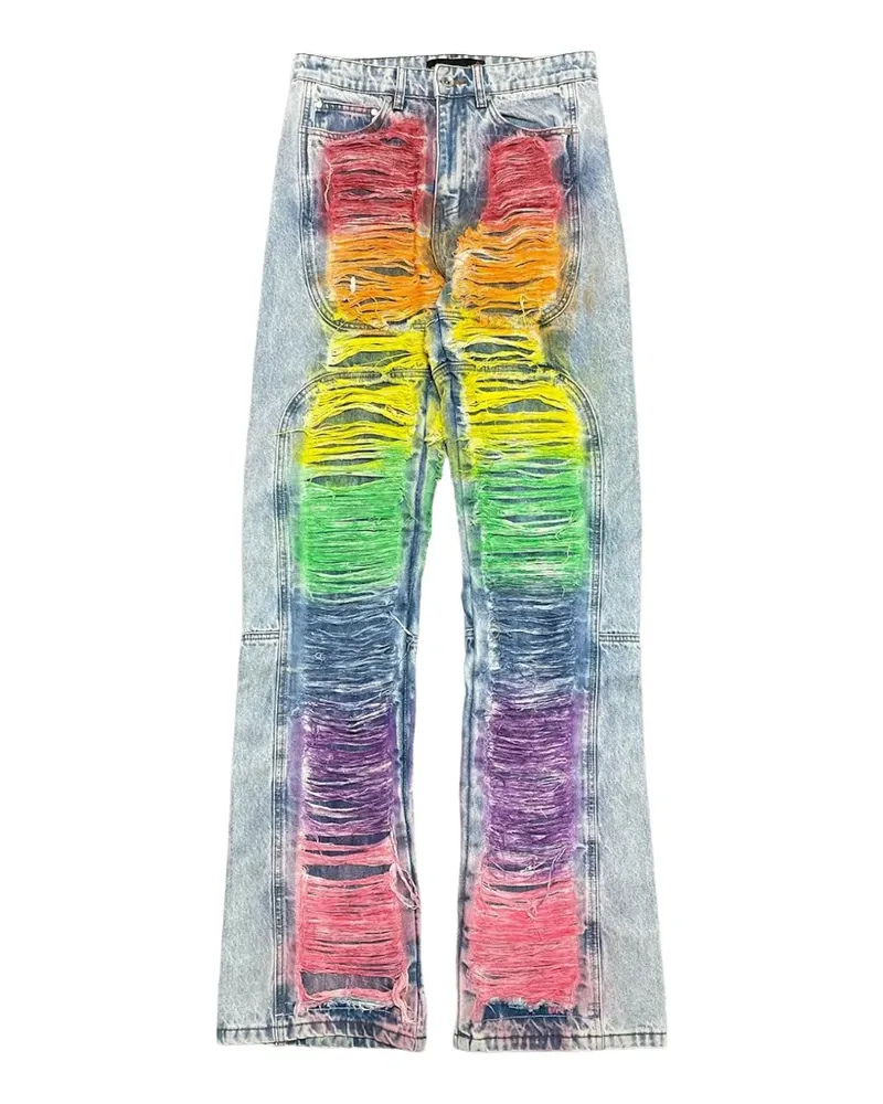 WHO DECIDES WAR ROYGBIV Jeans im Distressed-Look - Blau Blau