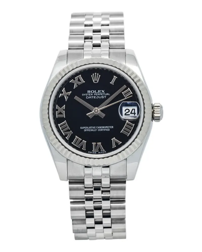 Rolex pre-owned Datejust 31mm watch - Schwarz Schwarz