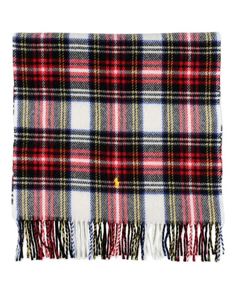 Ralph Lauren Karierter Schal - Rot Rot
