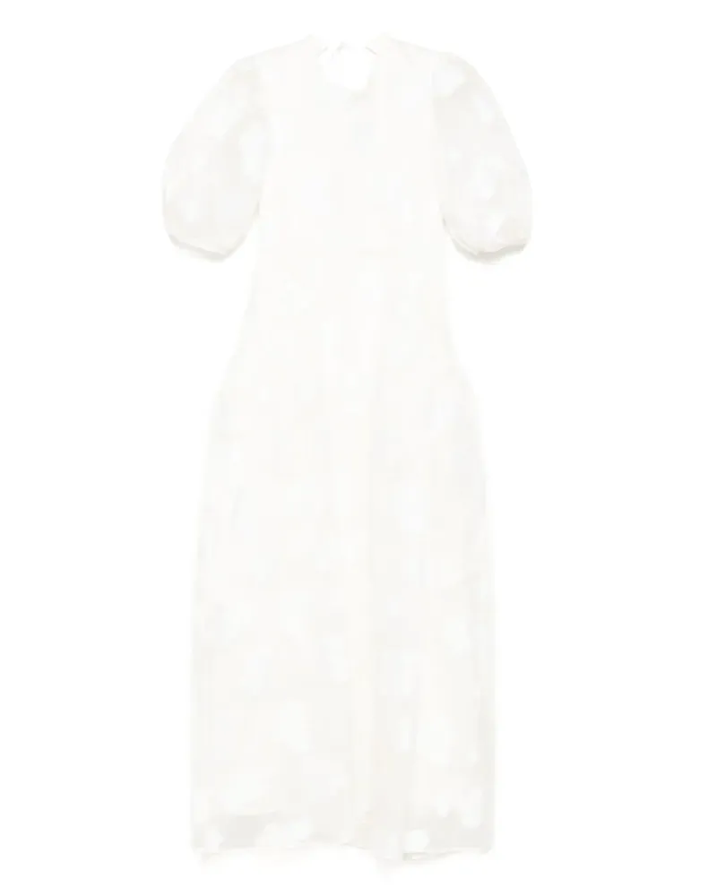 Cecilie Bahnsen Lola Kleid - Weiß Weiß