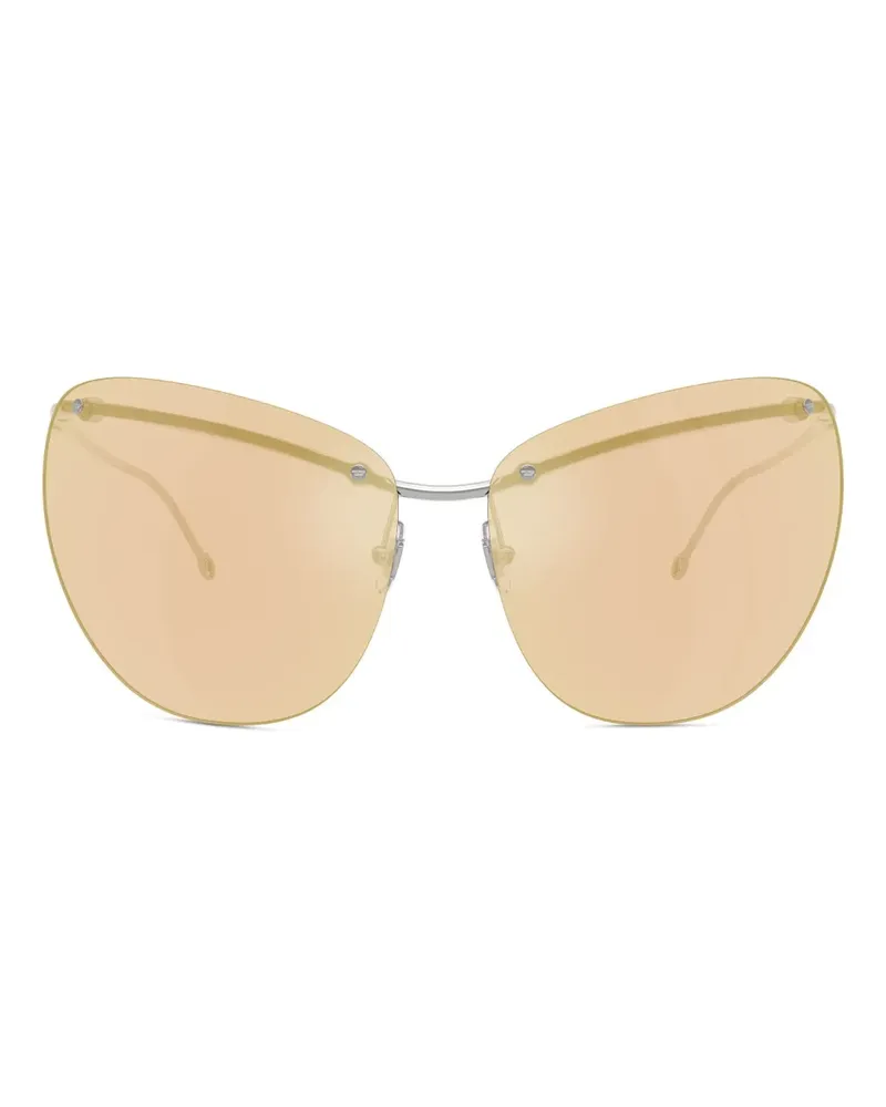 Diesel 0dl1007 Sonnenbrille - Silber Silber