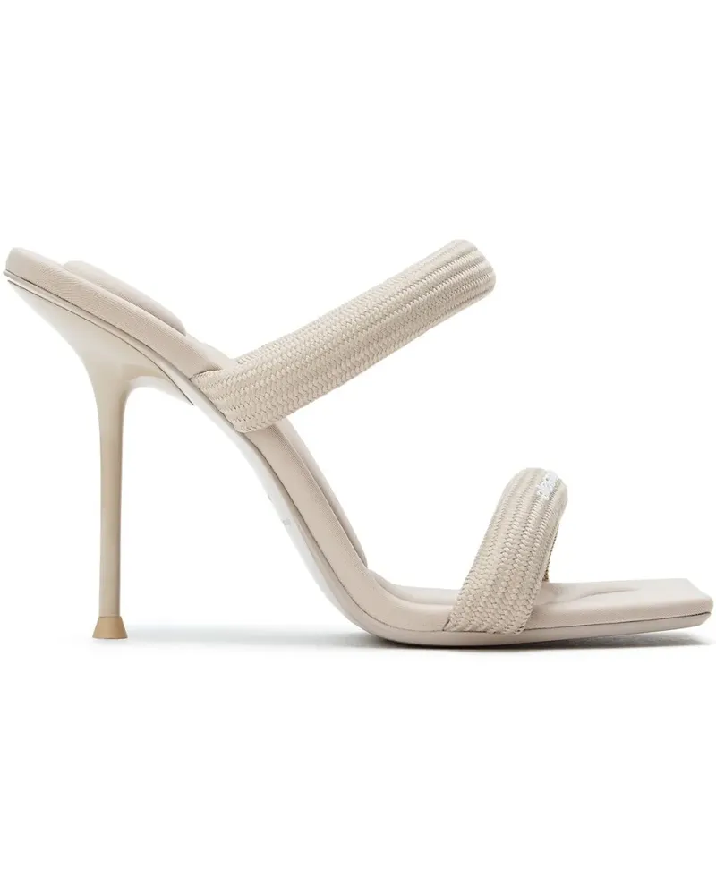 Alexander Wang Julie Stiletto-Sandalen mit Doppelriemen - Nude Nude