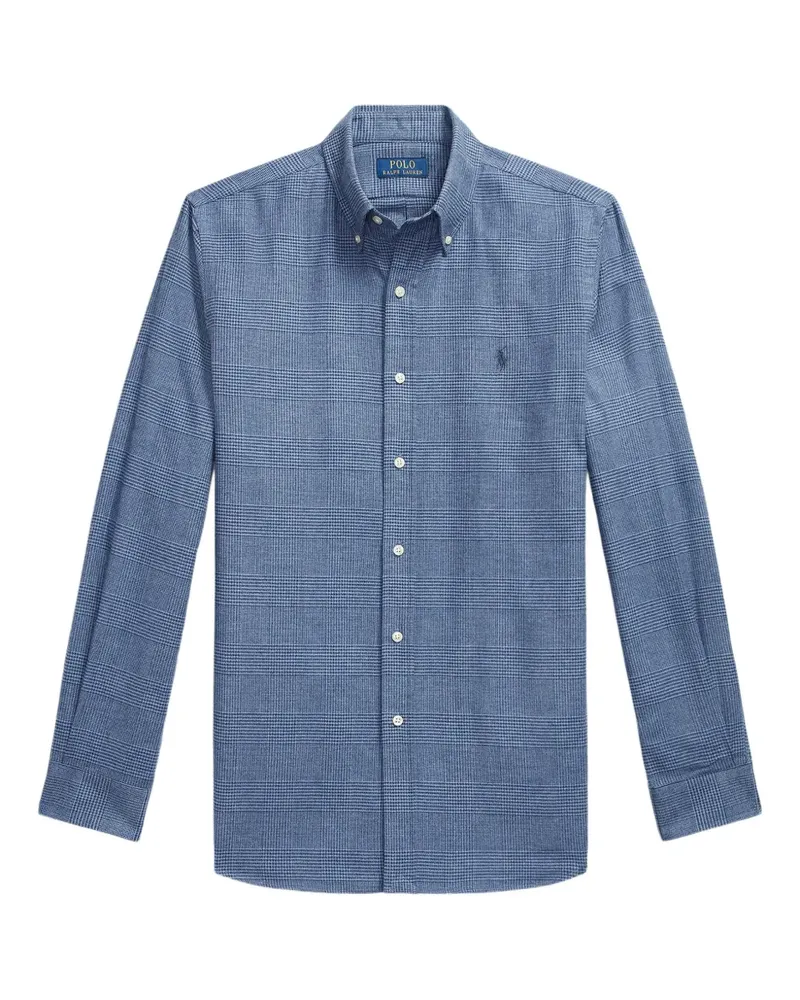 Ralph Lauren button-down collar twill shirt - Blau Blau
