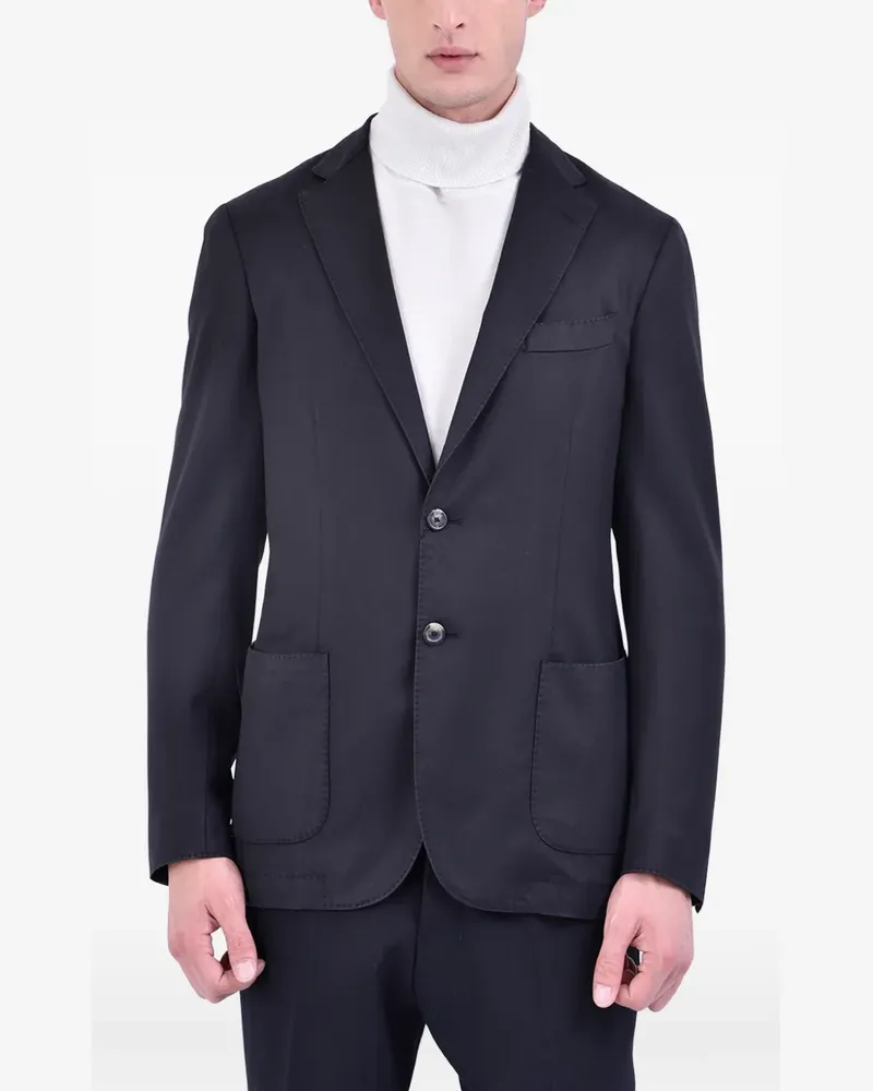 Dell'oglio Sakko mit Taschen - Schwarz Schwarz