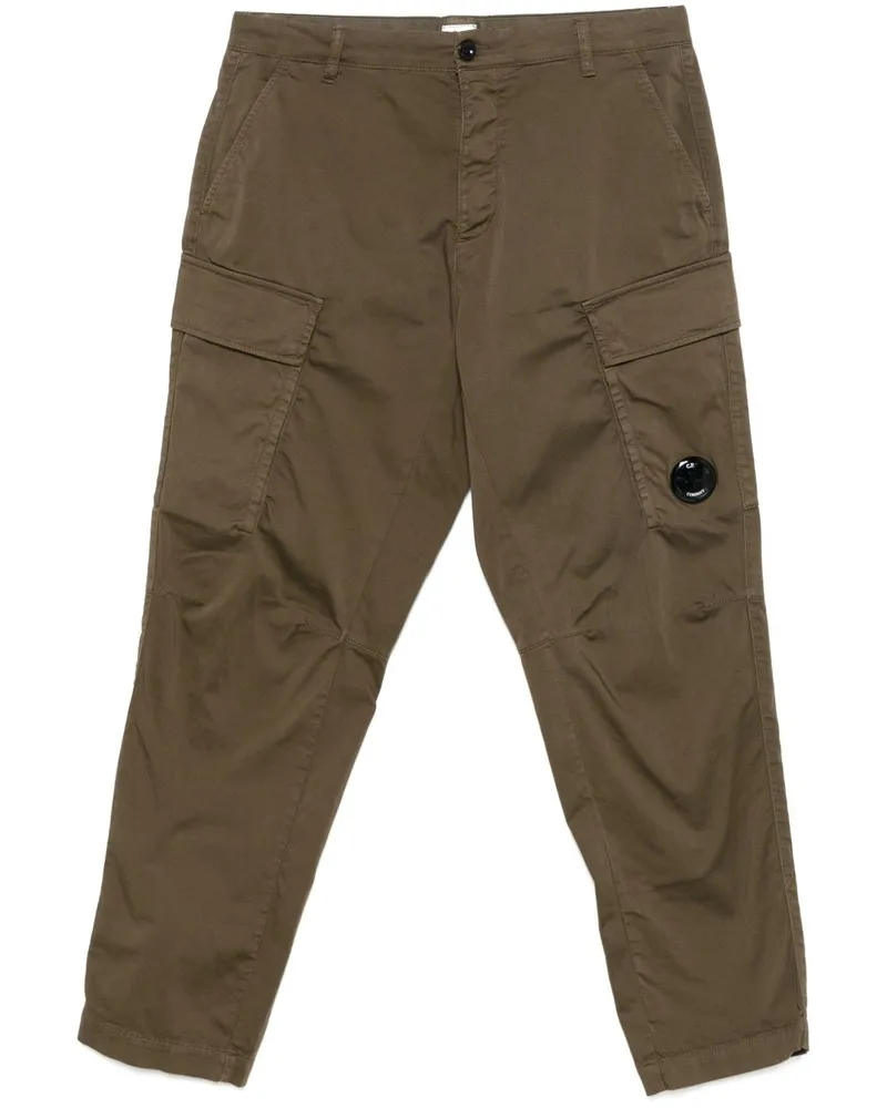 C.P. Company Cargohose mit Linsen-Detail - Grün Grün
