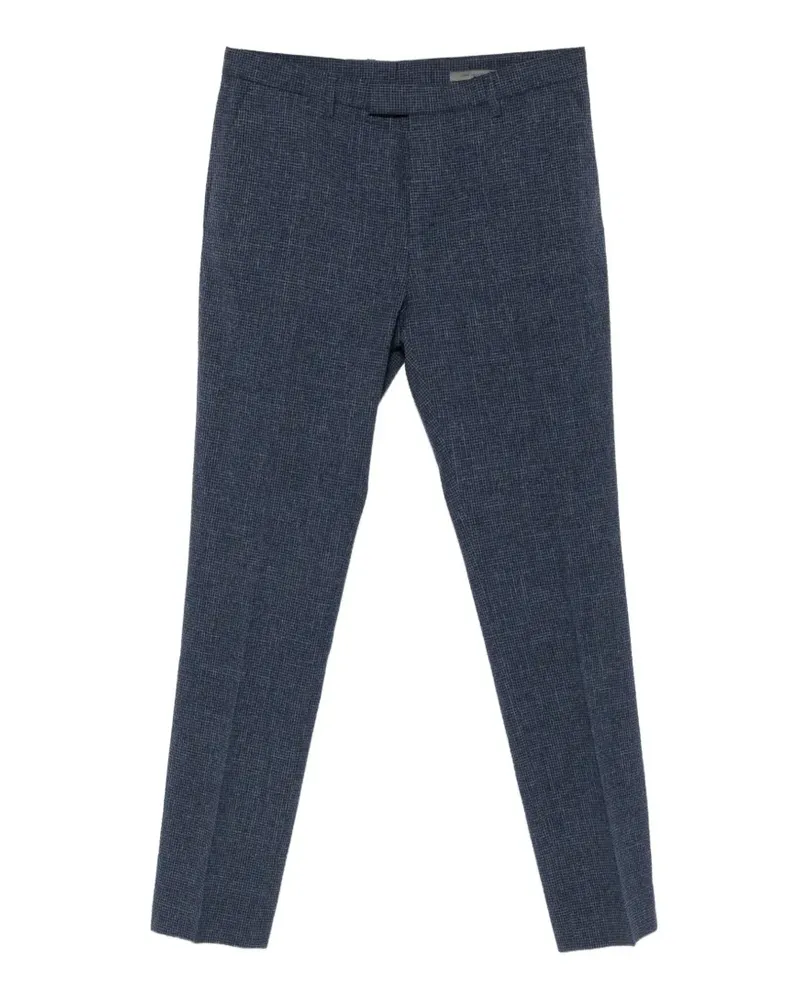 John Varvatos check-pattern trousers - Blau Blau
