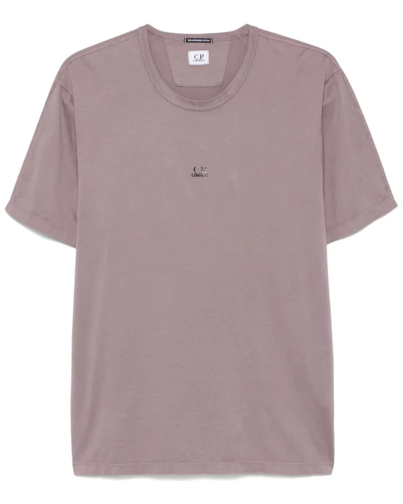 C.P. Company T-Shirt mit Logo-Print - Violett Violett