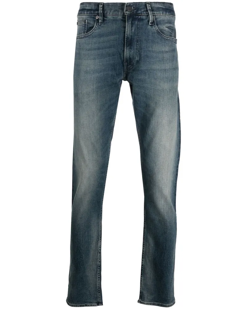 Ralph Lauren Schmale Jeans mit Stone-Wash-Effekt - Blau Blau