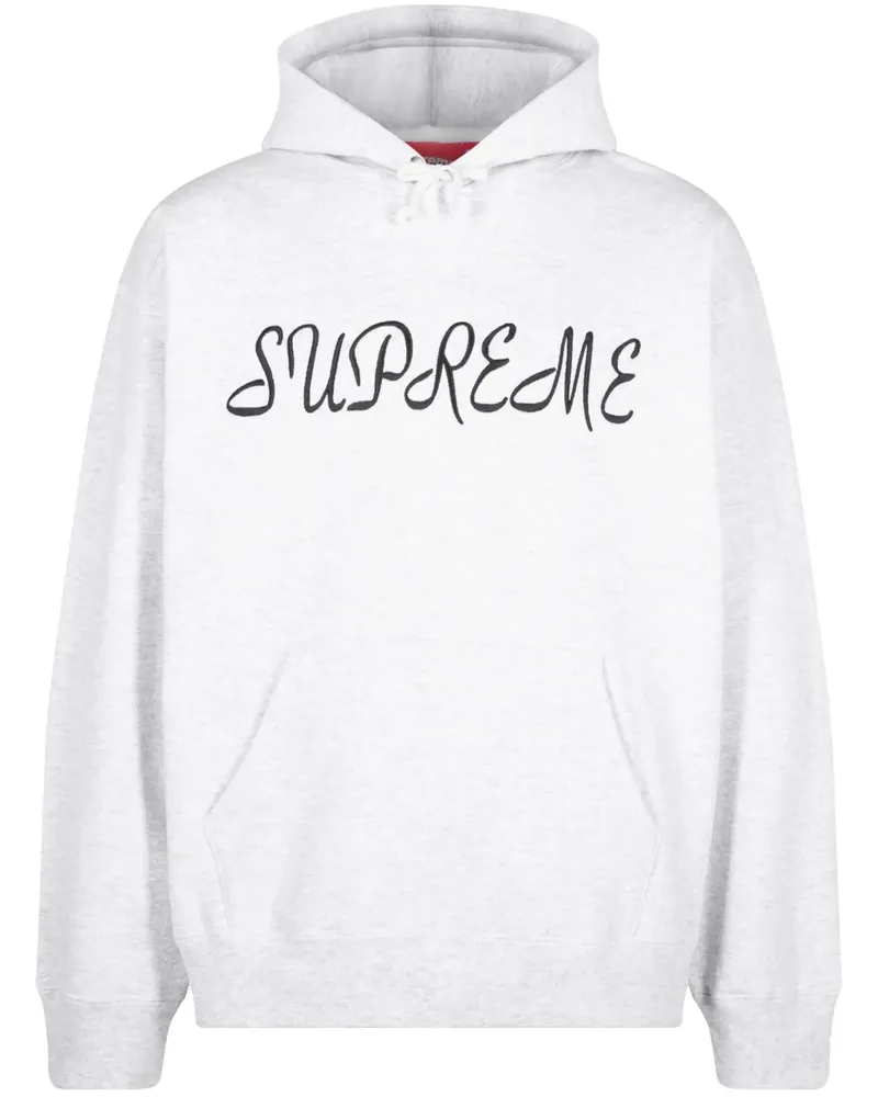 Supreme Being Script Hoodie - Grau Grau