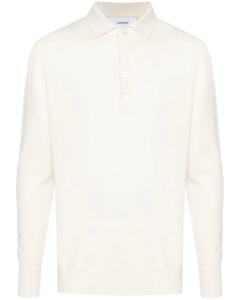 LARDINI Polo-Pullover aus Kaschmir - Nude Nude