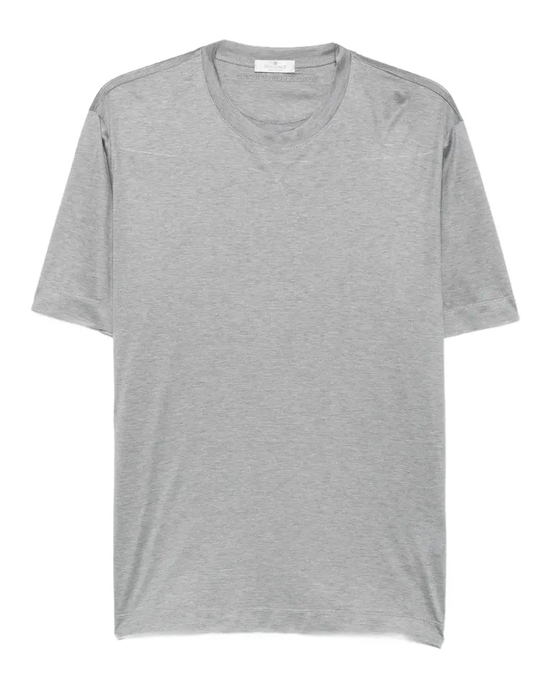 PANICALE Cashmere T-Shirt mit Rundhalsausschnitt - Grau Grau