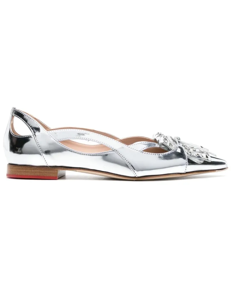Scarosso x Paula Cademartori Moon Metallic-Ballerinas - Silber Silber