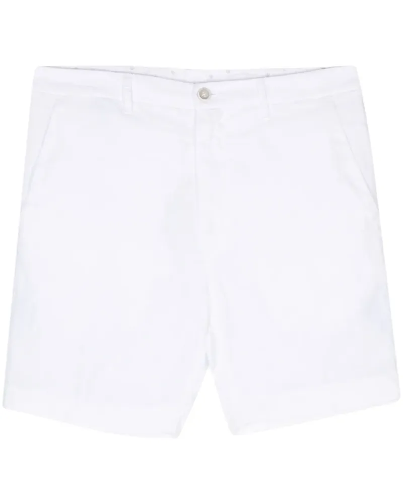 120% Lino Chino-Shorts aus Leinen - Weiß Weiß
