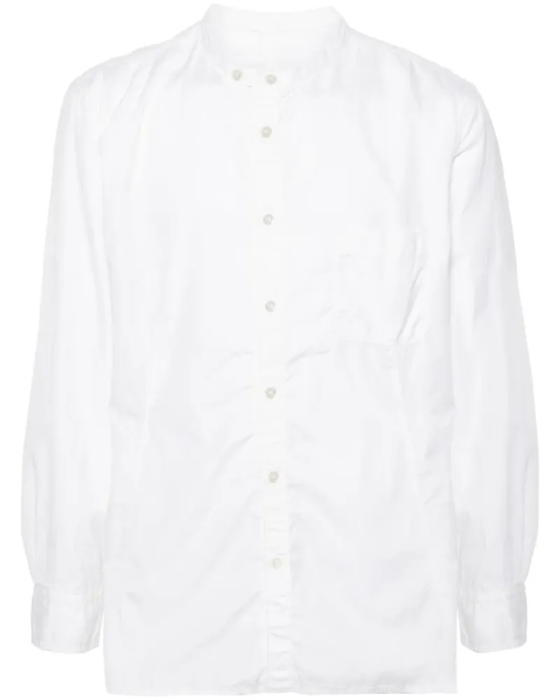 Yohji Yamamoto Klassisches Hemd - Weiß Weiß