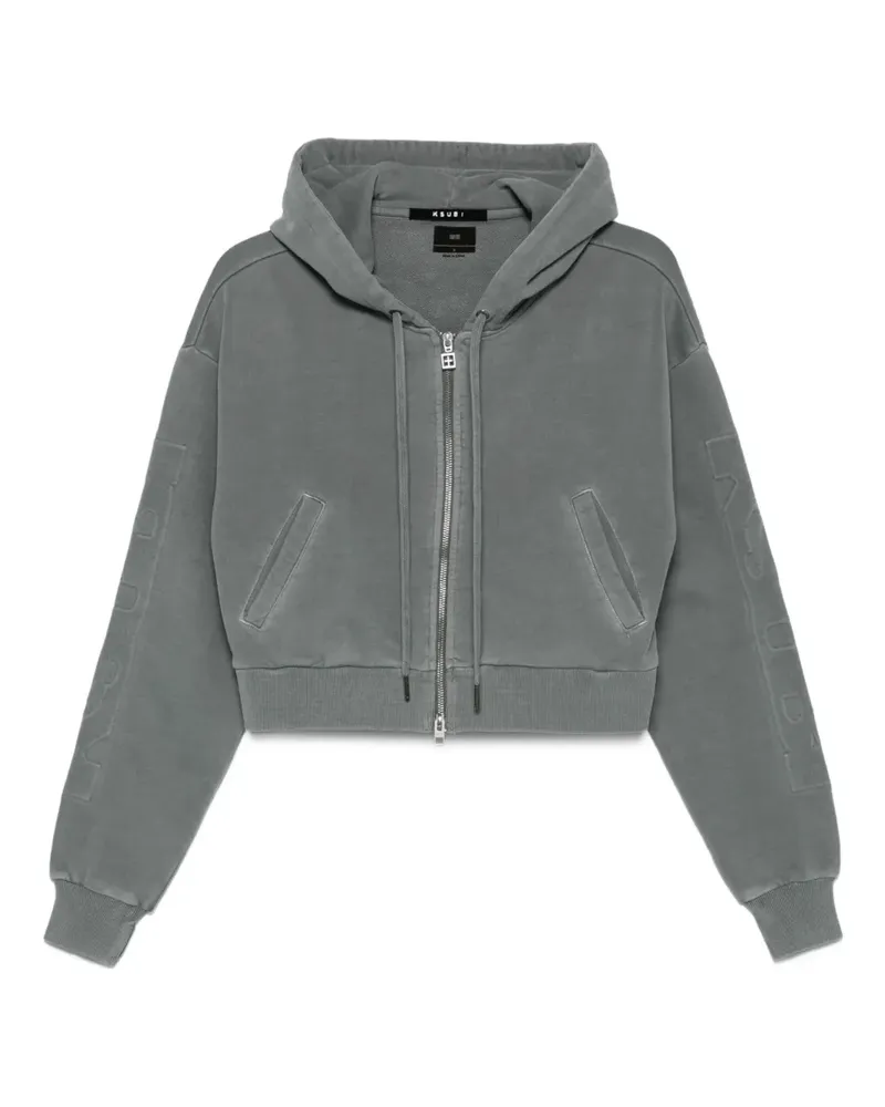 ksubi Hoodie mit Logo-Print - Grau Grau