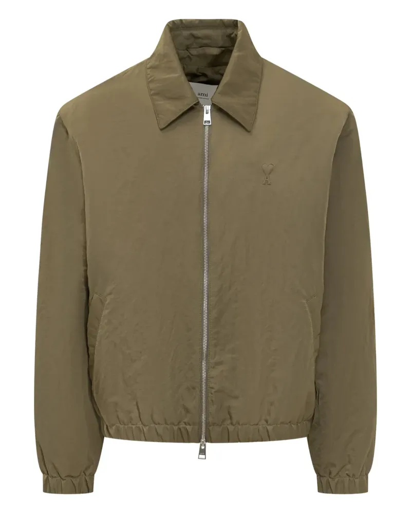 AMI Paris Jacke mit Reißverschluss - Grün Grün
