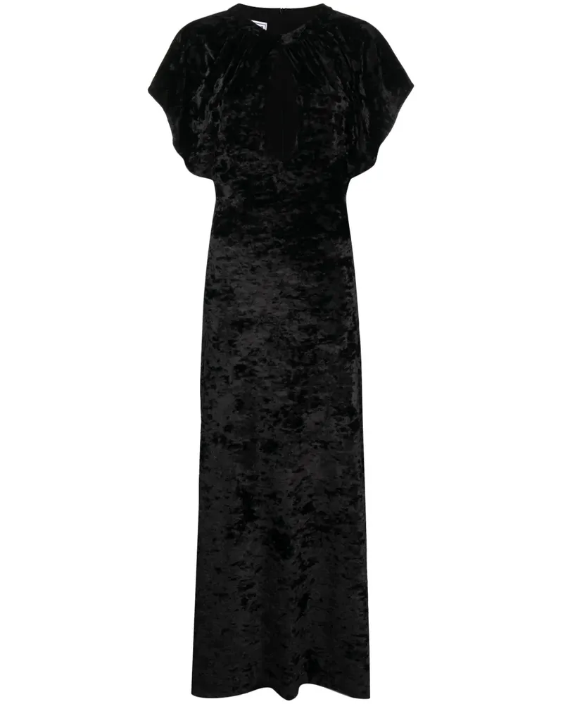 Moschino Maxikleid mit Cut-Outs - Schwarz Schwarz