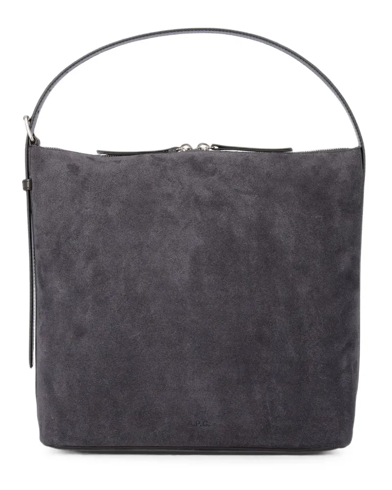 A.P.C. Vera Tote Bag mit Wildleder-Finish - Grau Grau