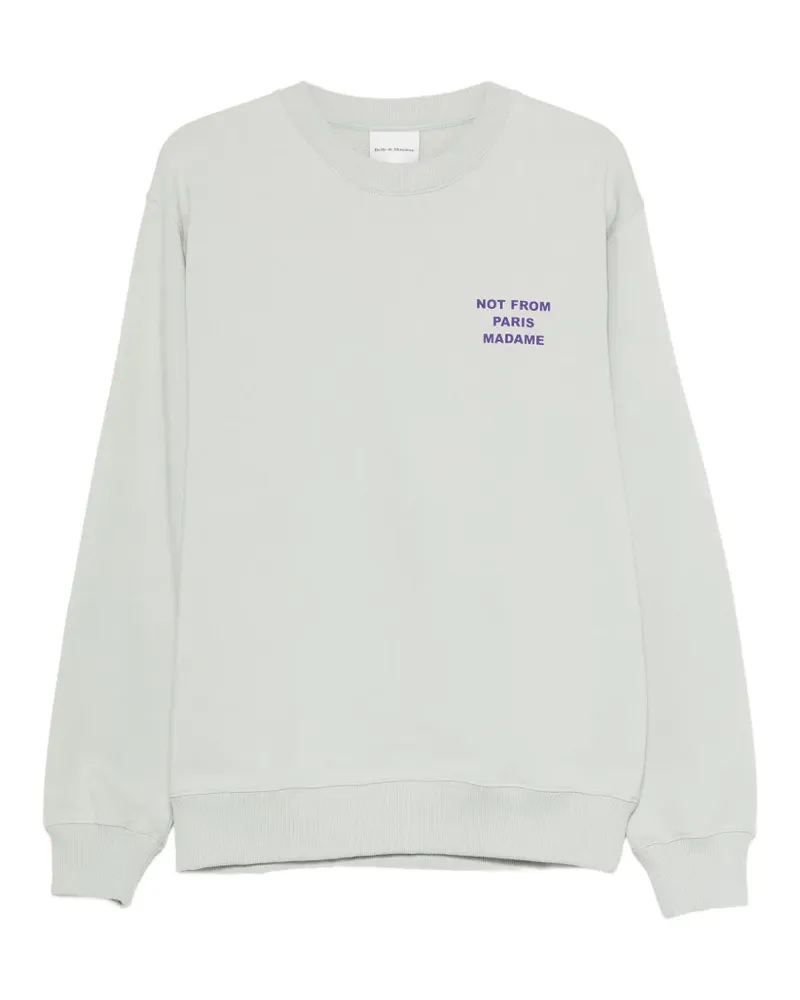 Drôle de Monsieur Not From Paris Madame Pullover - Grau Grau
