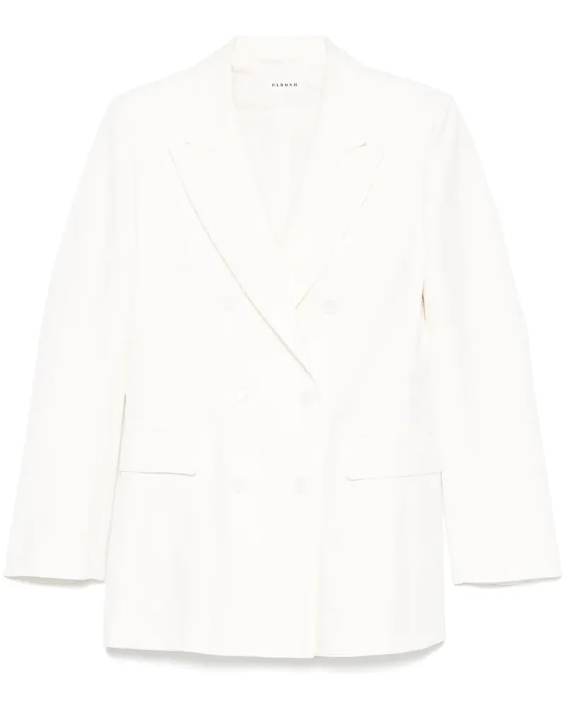 P.A.R.O.S.H. Raisa Blazer - Weiß Weiß