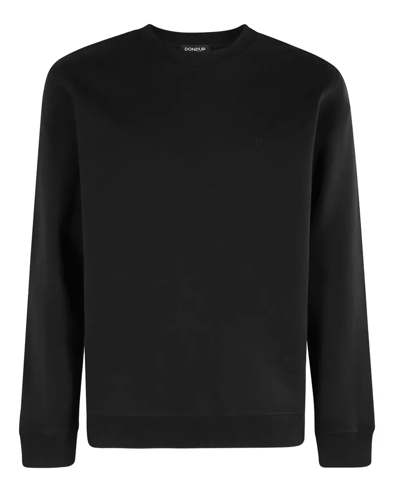 Dondup Sweatshirt mit Stickerei - Schwarz Schwarz