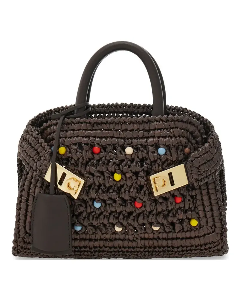 Ferragamo Hug Handtasche - Braun Braun