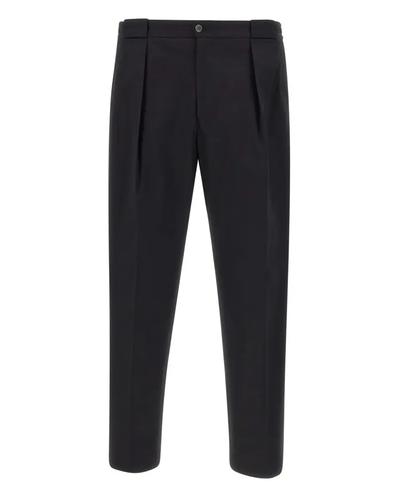 Briglia 1949 Hose mit Bundfalten - Schwarz Schwarz