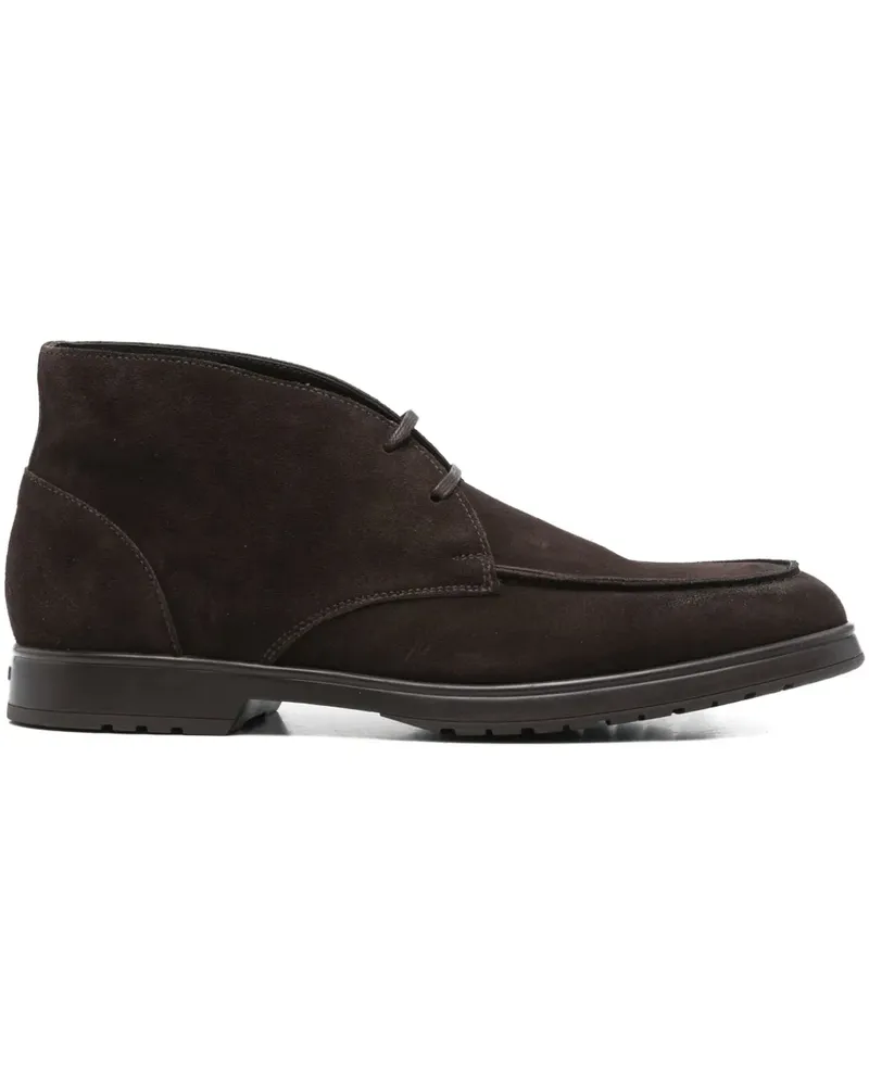 Doucal´s Schnürstiefel aus Wildleder - Braun Braun