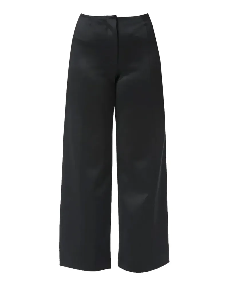 Max Mara Laerte Hose mit weitem Bein - Schwarz Schwarz