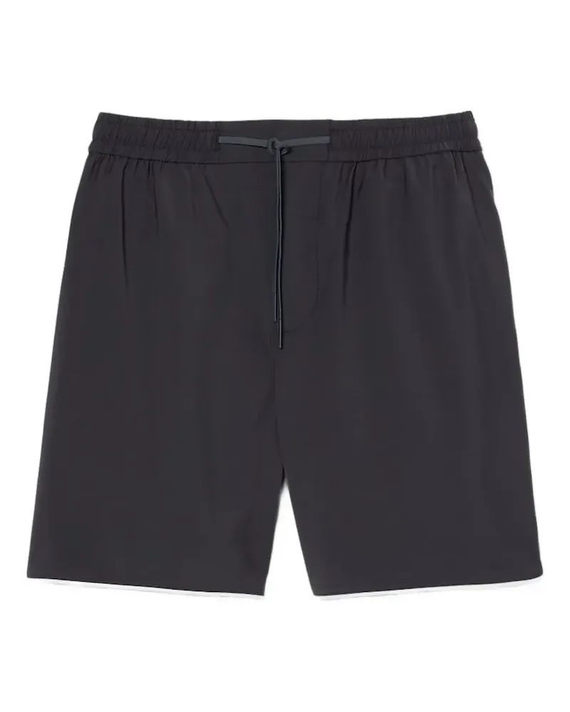Lacoste Paspelierte Shorts mit Kordelzug - Grau Grau