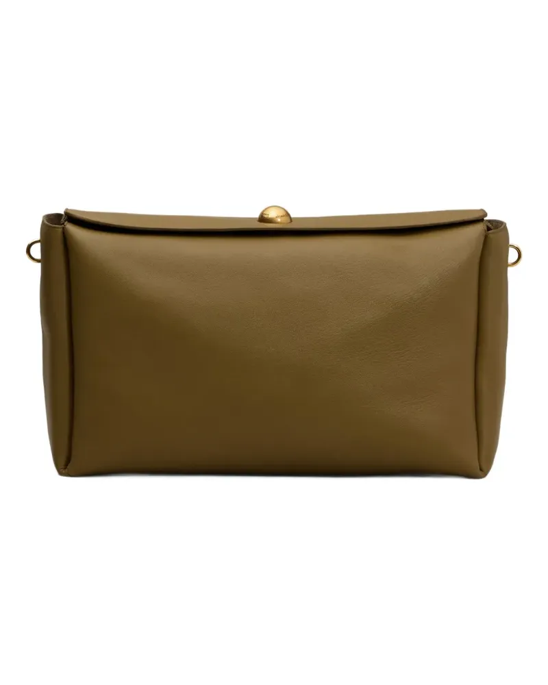 AMI Paris Große Carrousel Schultertasche - Grün Grün