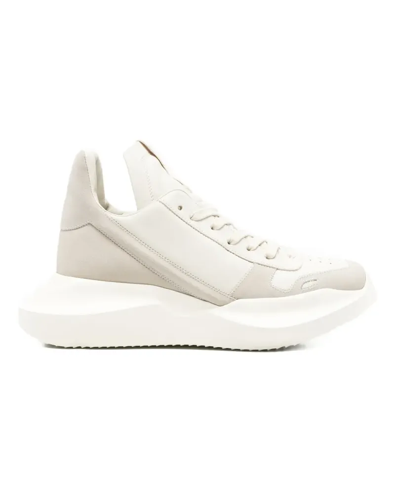 Rick Owens Geth Runner low-top lace-up sneakers - Nude Nude