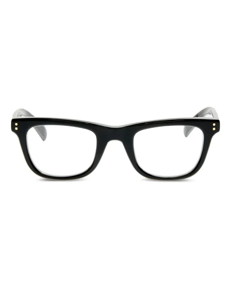 Jacquemus Brille mit eckigem Gestell - Schwarz Schwarz