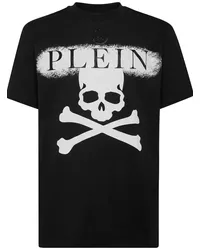 Philipp Plein Klassisches T-Shirt Schwarz